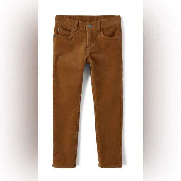 Sz 16 Boys Corduroy Pants - Carmel Children’s Place stretch adjustable waist - Picture 1 of 7
